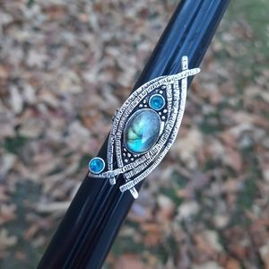Labradorite Evil Eye Ring  (9)
